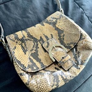 Coach Python Print Purse